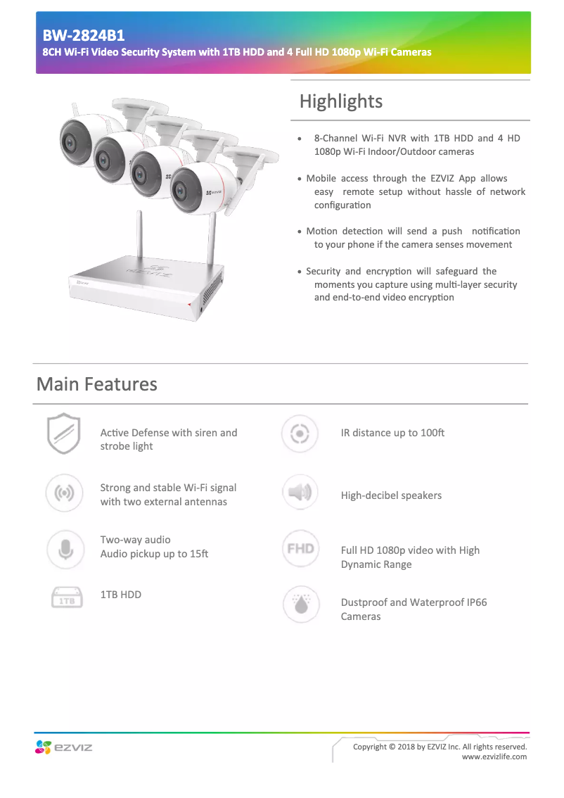 Image de la première page du manuel de l'appareil BW-2824B1