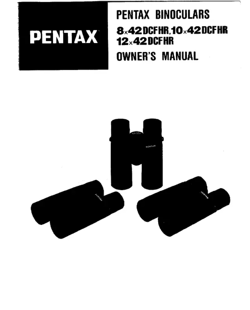 Image de la première page du manuel de l'appareil 12x42 DCF HR