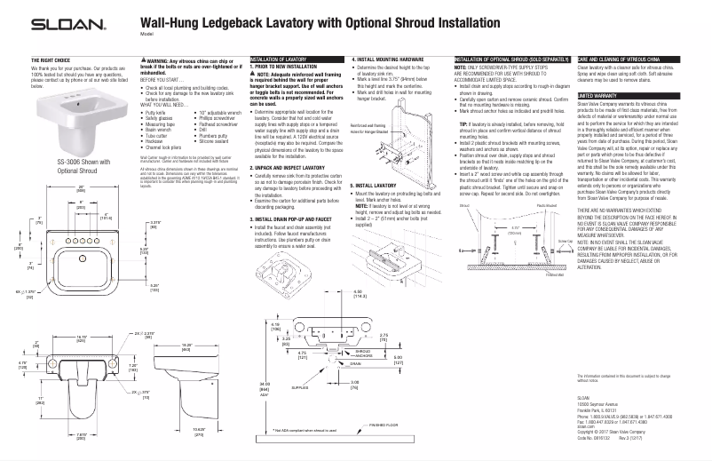 Page n°1 - Manuel utilisateur Sloan HYB-7000