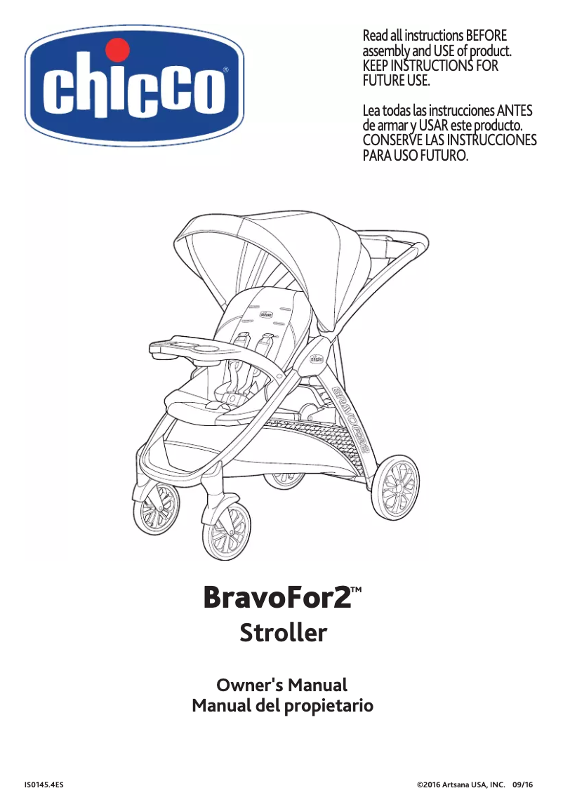 Page 1 de la notice Manuel utilisateur Chicco BravoFor2