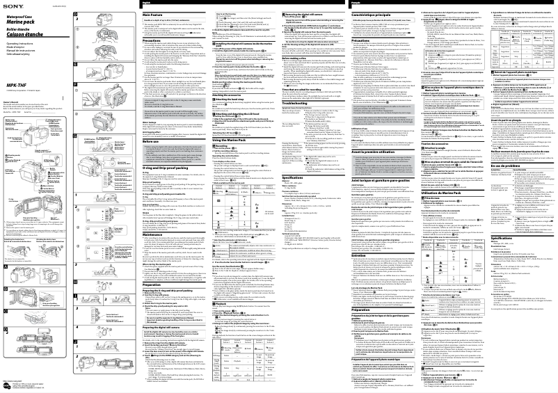 Image de la première page du manuel de l'appareil MPK-THF