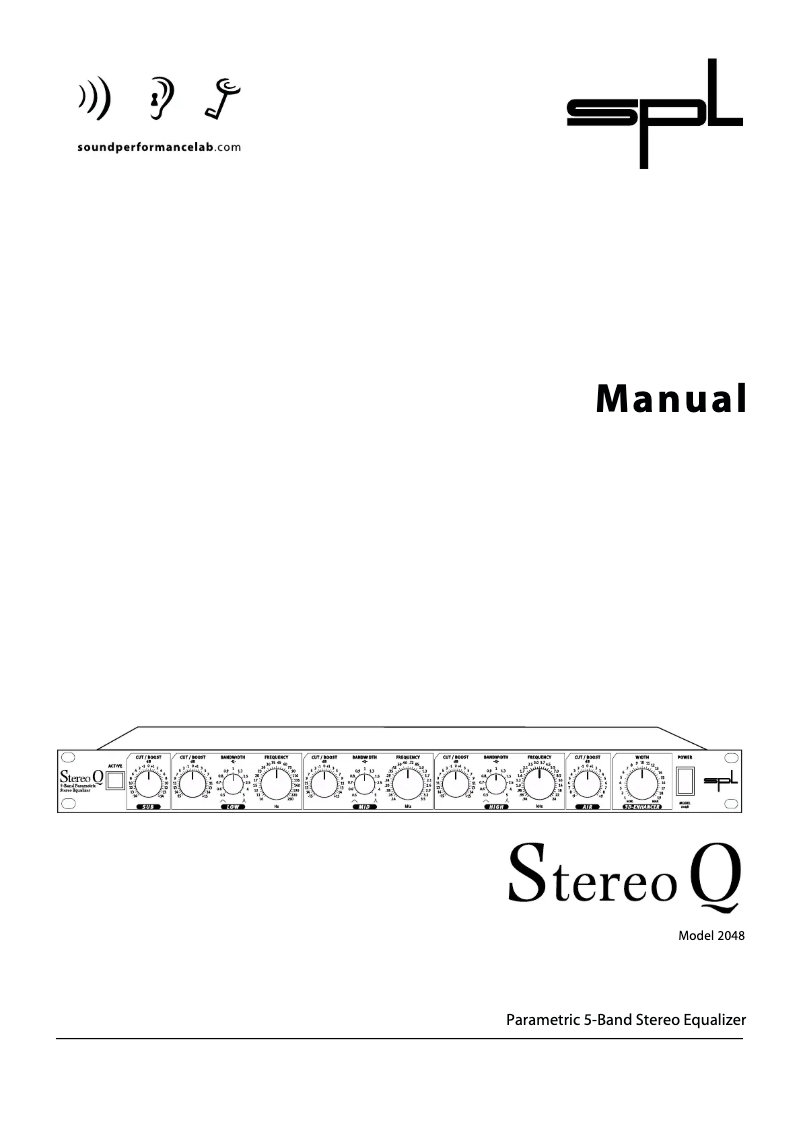 Página 1 del manual Manual de usuario SPL Stereo Q