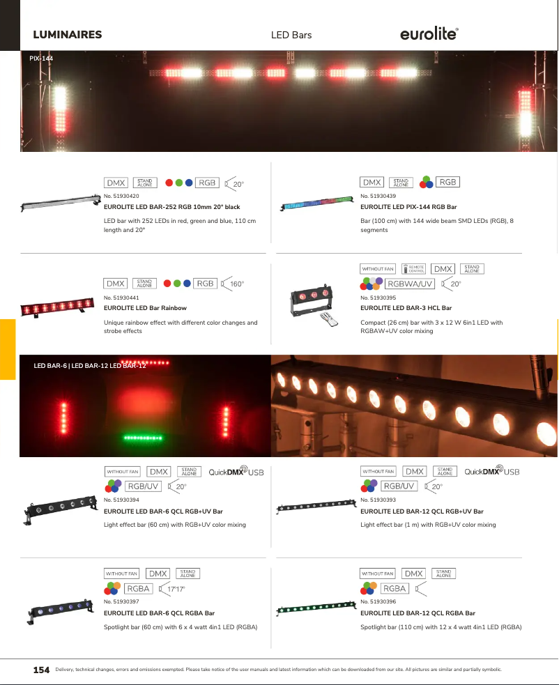Page n°1 - Catalogue Eurolite LED BAR-3