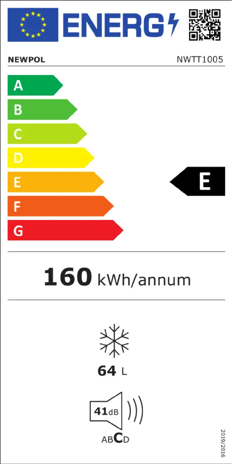 Page n°1 - Label énergétique New Pol NWTT1005