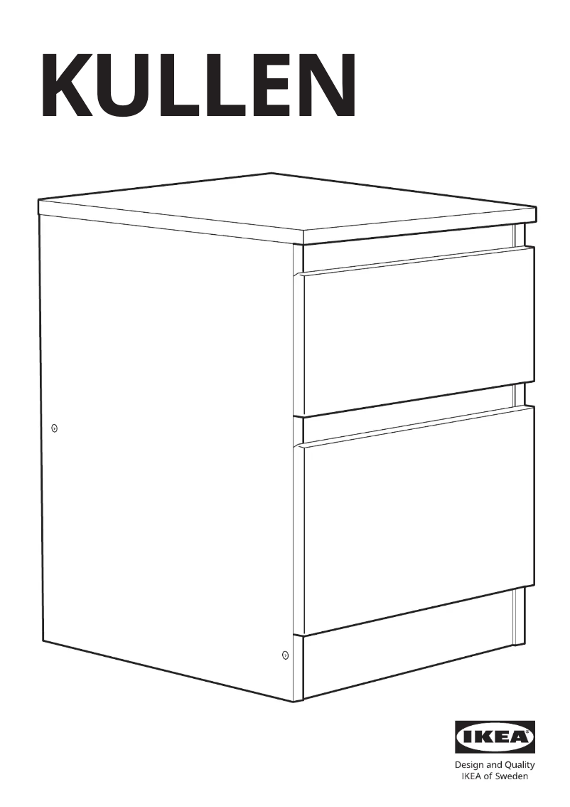 Page 1 de la notice Manuel utilisateur Ikea KULLEN 705.460.97