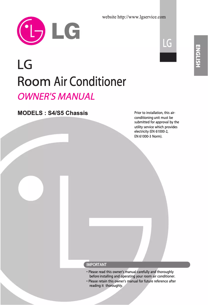 Page n°1 - Manuel utilisateur LG HSN18SN