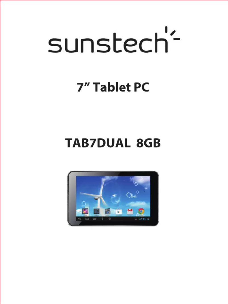 Page n°1 - Manuel utilisateur Sunstech Tab 7 Dual