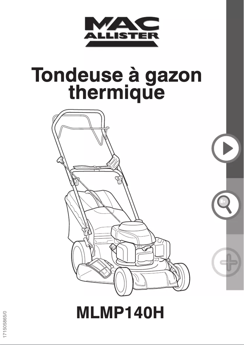 Page n°1 - Manuel utilisateur MacAllister MLMP140H