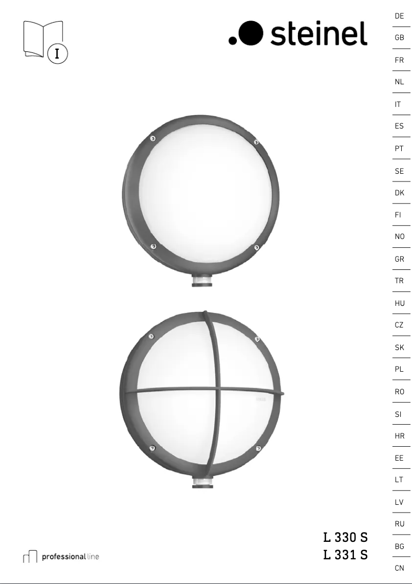 Page n°1 - Manuel utilisateur Steinel L 330 S