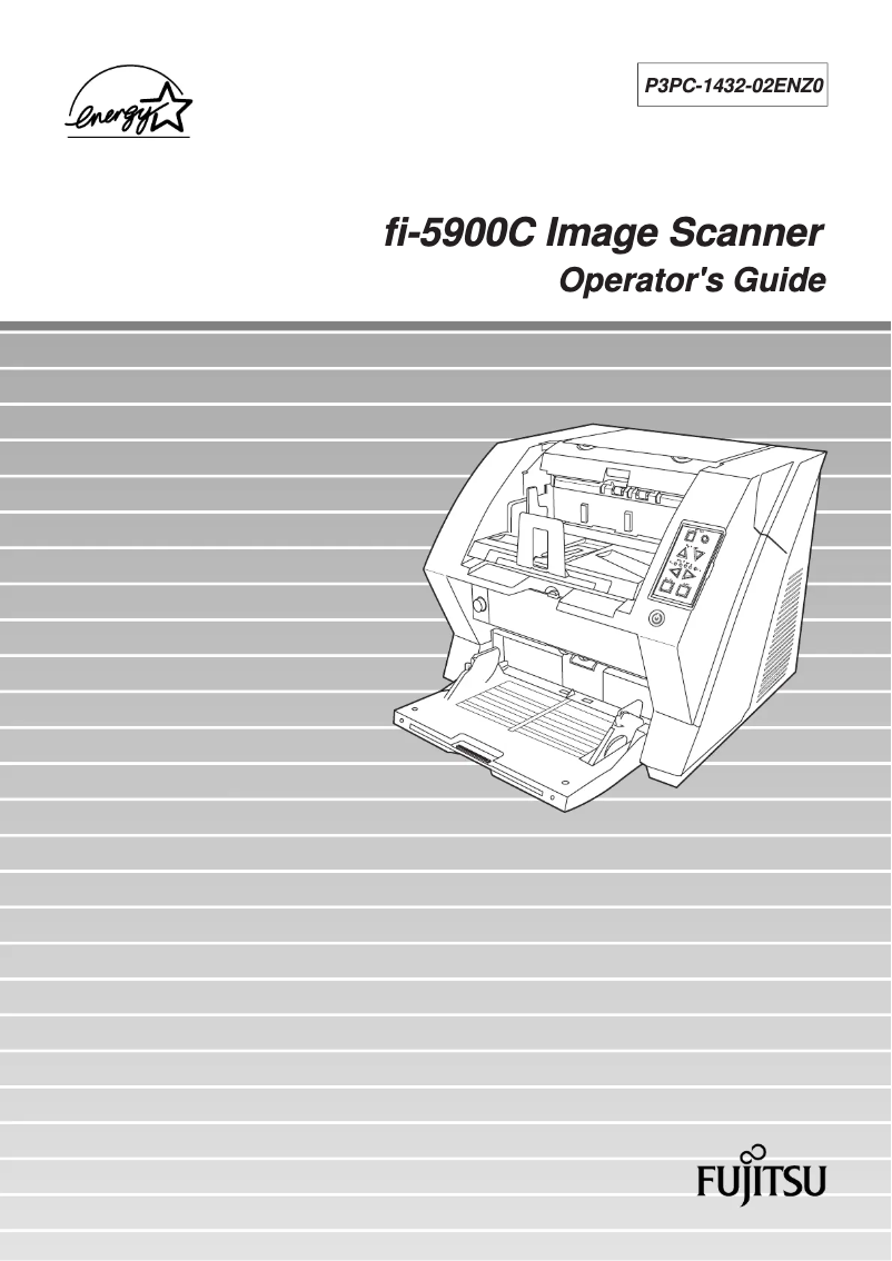 Page n°1 - Manuel utilisateur Fujitsu fi-5900C