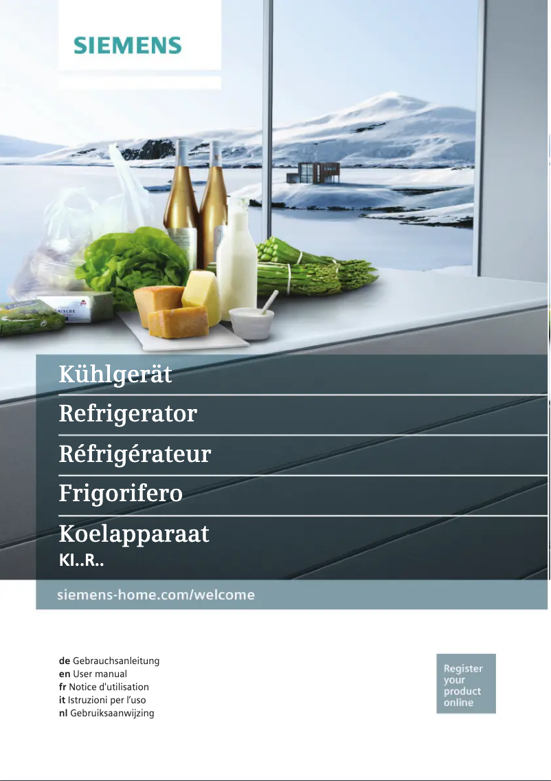 Page n°1 - Mode d'emploi Bosch KIL18E62