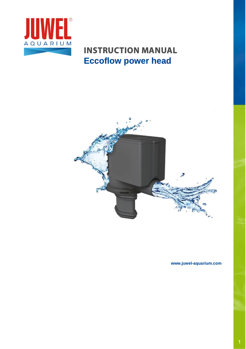 Image de la première page du manuel de l'appareil EccoFlow 1500