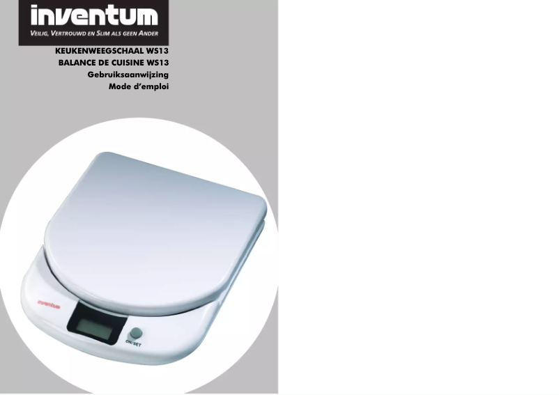 Image de la première page du manuel de l'appareil WS13