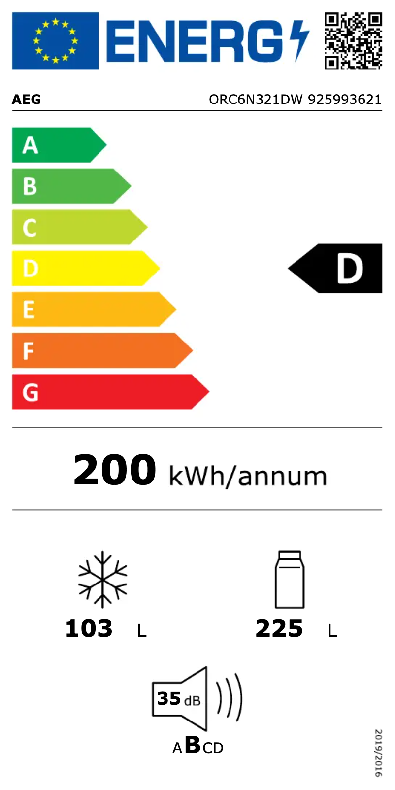 Page n°1 - Manuel utilisateur AEG ORC6N321DW