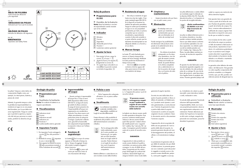 Imagen de la primera página del manual del dispositivo IAN 93845
