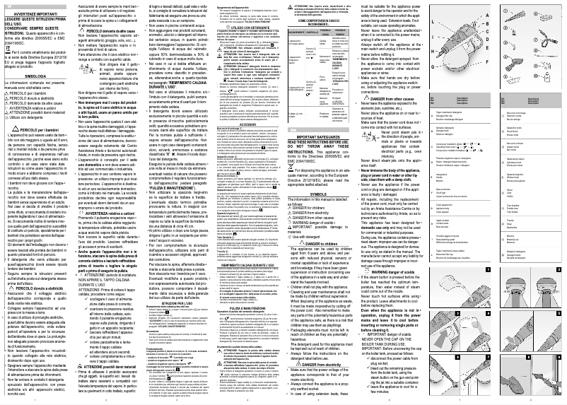 Image de la première page du manuel de l'appareil VaporiJet 4139