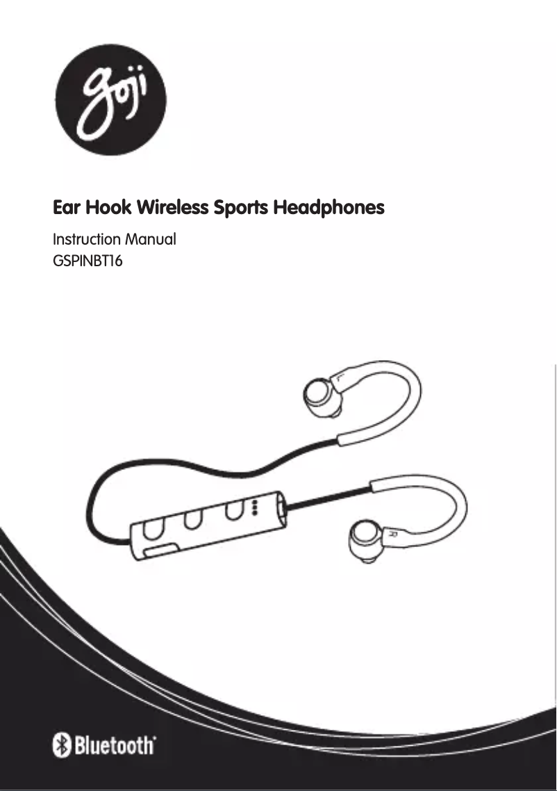 Page n°1 - Manuel utilisateur Goji Ear Hook GSPINBT16