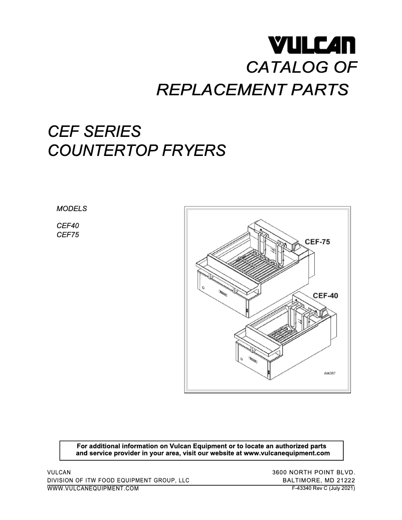 Image de la première page du manuel de l'appareil CEF75