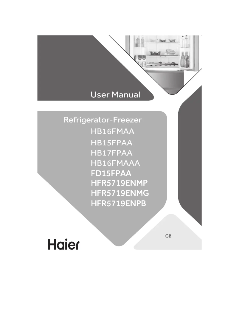 Página 1 del manual Manual de usuario Haier HFR5719ENMG