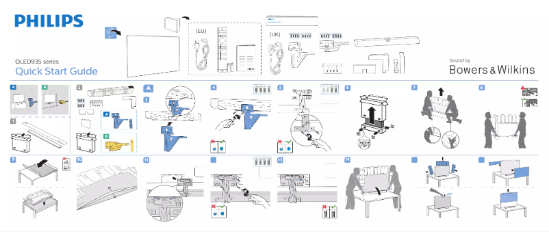 First page image of the manual for 65OLED935