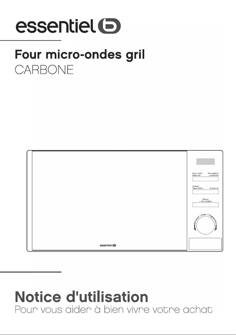 Página 1 del manual Manual de usuario Essentiel B EG203S