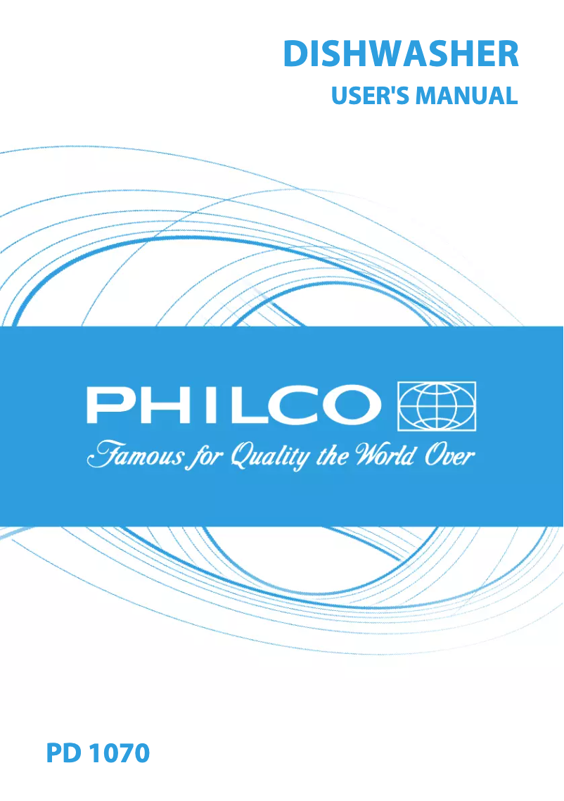 Page n°1 - Manuel utilisateur Philco PD 1070