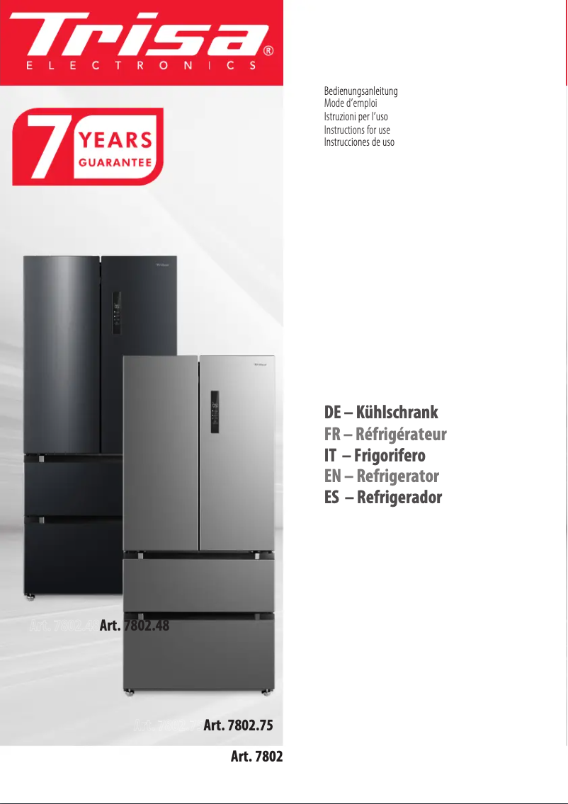 Image de la première page du manuel de l'appareil Food Center