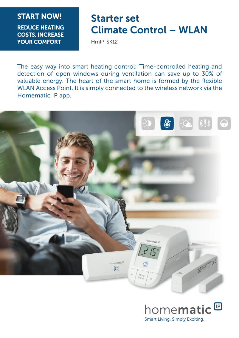 Page n°1 - Fiche technique Homematic IP HmIP-SWDM