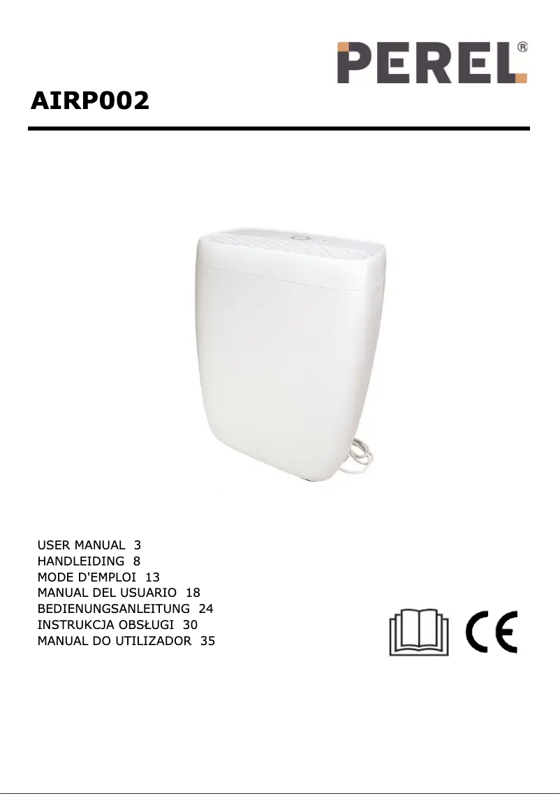 Page 1 de la notice Manuel utilisateur Perel AIRP002