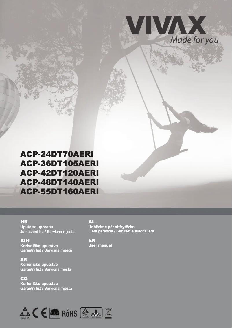 Page n°1 - Manuel utilisateur Vivax ACP-55DT160AERI