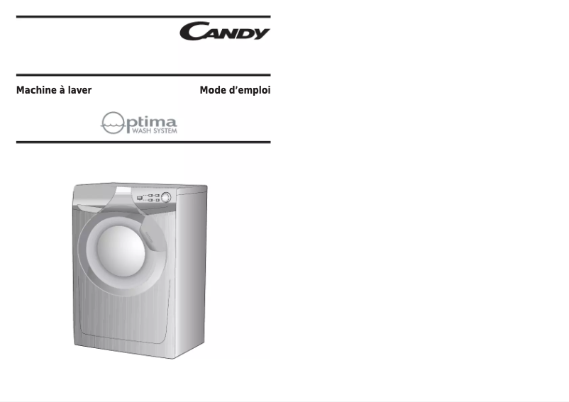 Page n°1 - Manuel utilisateur Candy CO 217-47