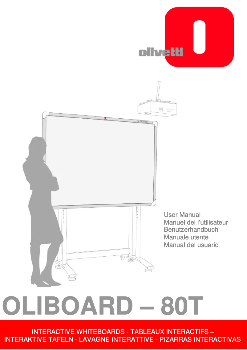 Page n°1 - Manuel utilisateur Olivetti Oliboard 80T