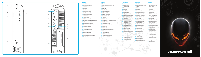 Image de la première page du manuel de l'appareil Alienware X51