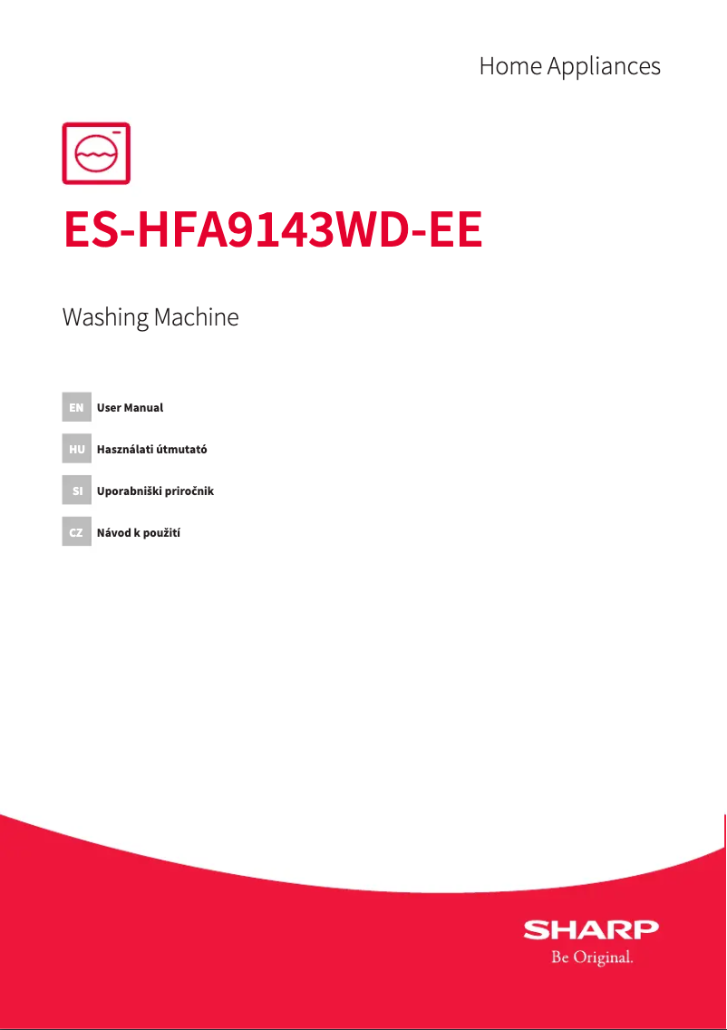 Page n°1 - Manuel utilisateur Sharp ES-HFA9143WD-EE