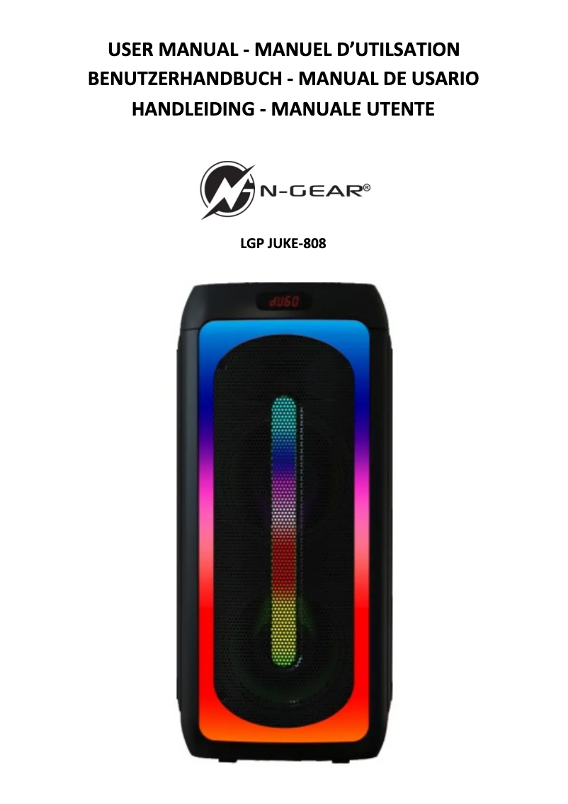 Image de la première page du manuel de l'appareil LGP JUKE-808