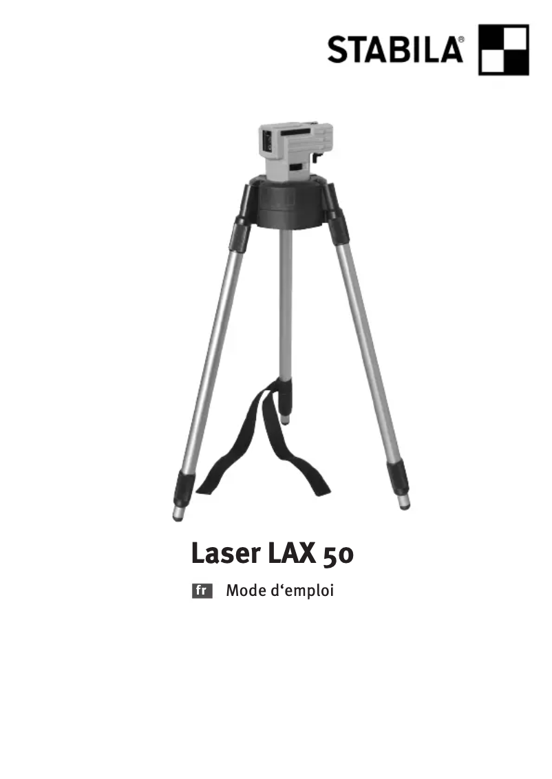 Image de la première page du manuel de l'appareil LAX 50