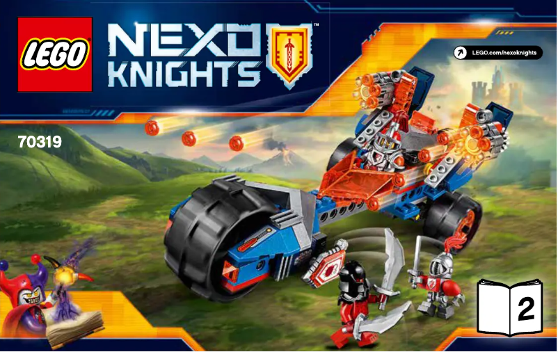 Page 1 de la notice Manuel utilisateur Lego Nexo Knights 70319
