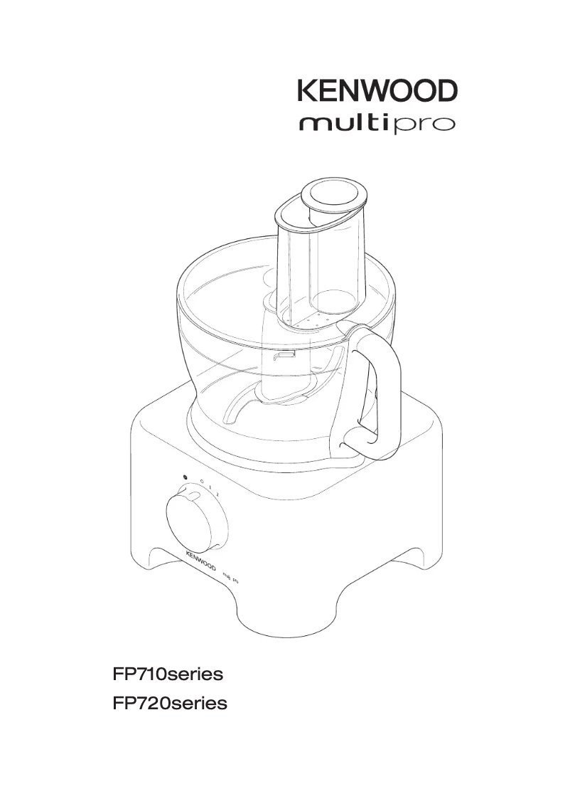 Page 1 de la notice Manuel utilisateur Kenwood FP720