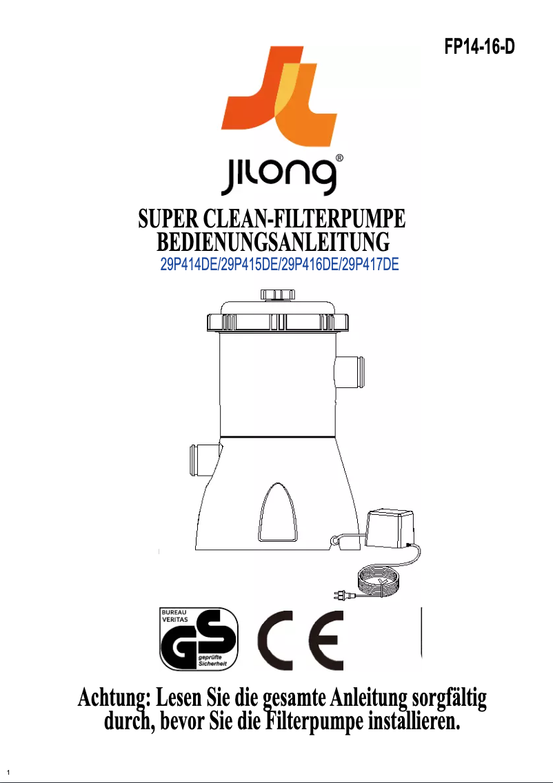 Page 1 de la notice Manuel utilisateur EXIT Frame Pool