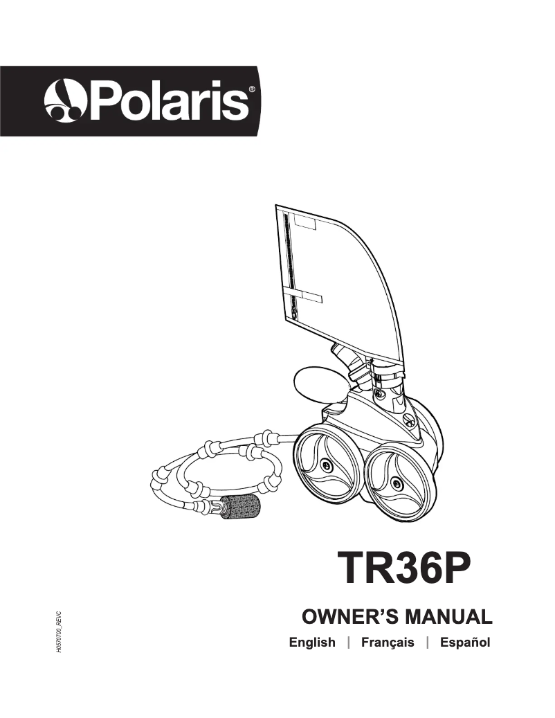Page n°1 - Manuel utilisateur Polaris TR36P