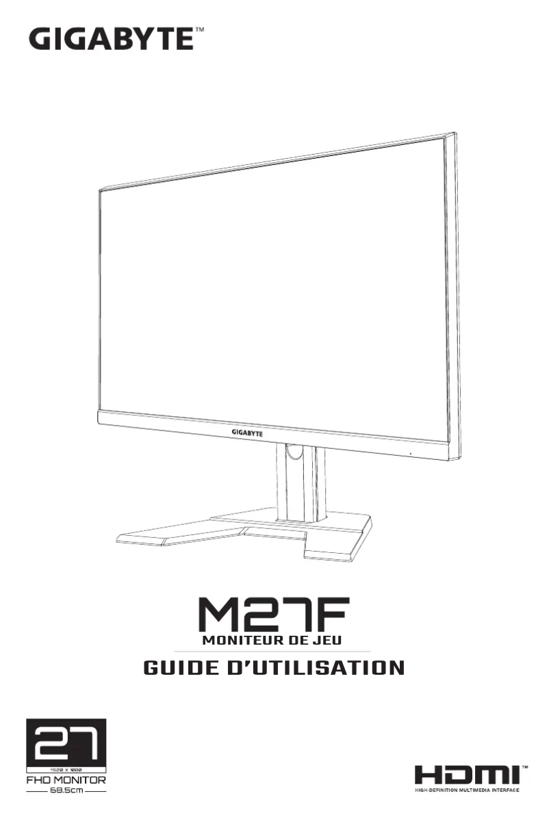 Image de la première page du manuel de l'appareil M27F