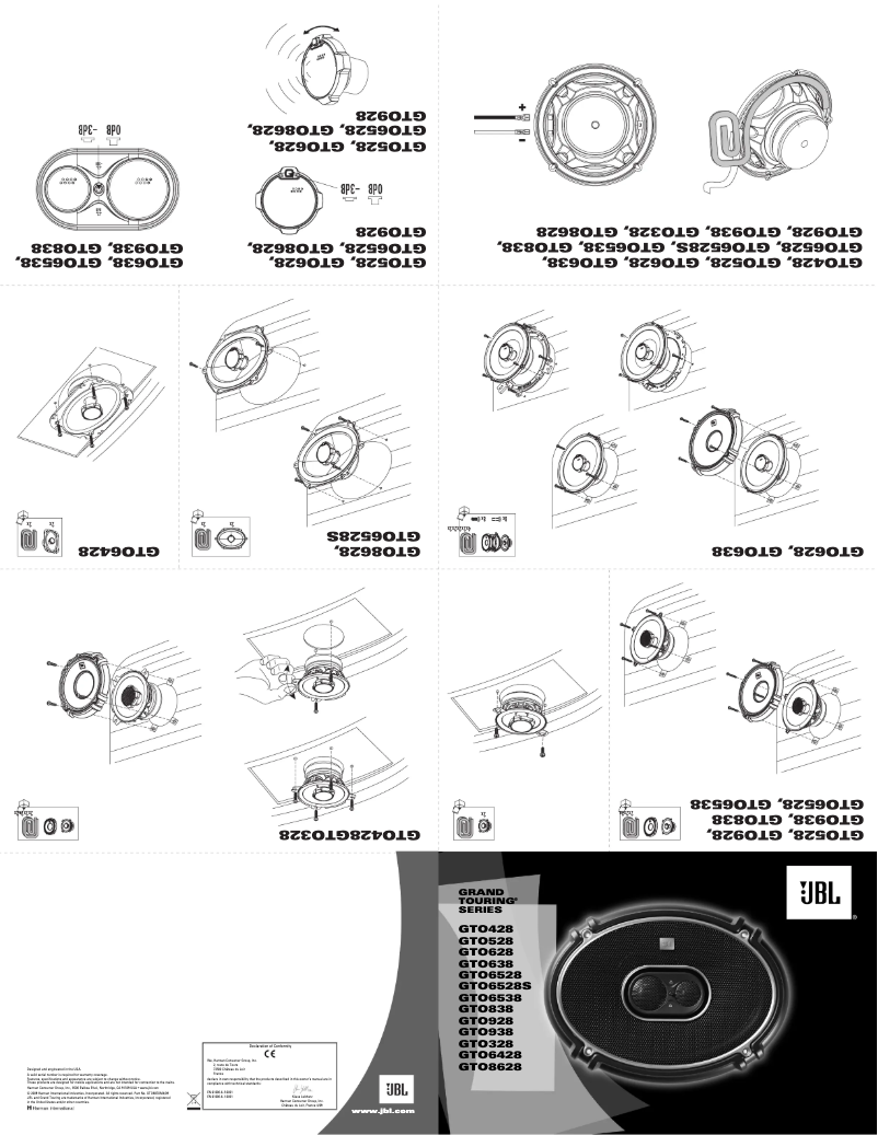 Image de la première page du manuel de l'appareil GTO6528S
