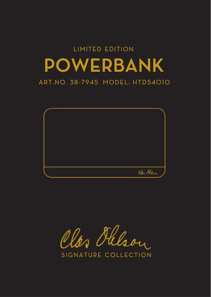 Page n°1 - Manuel utilisateur Clas Ohlson HTD54010