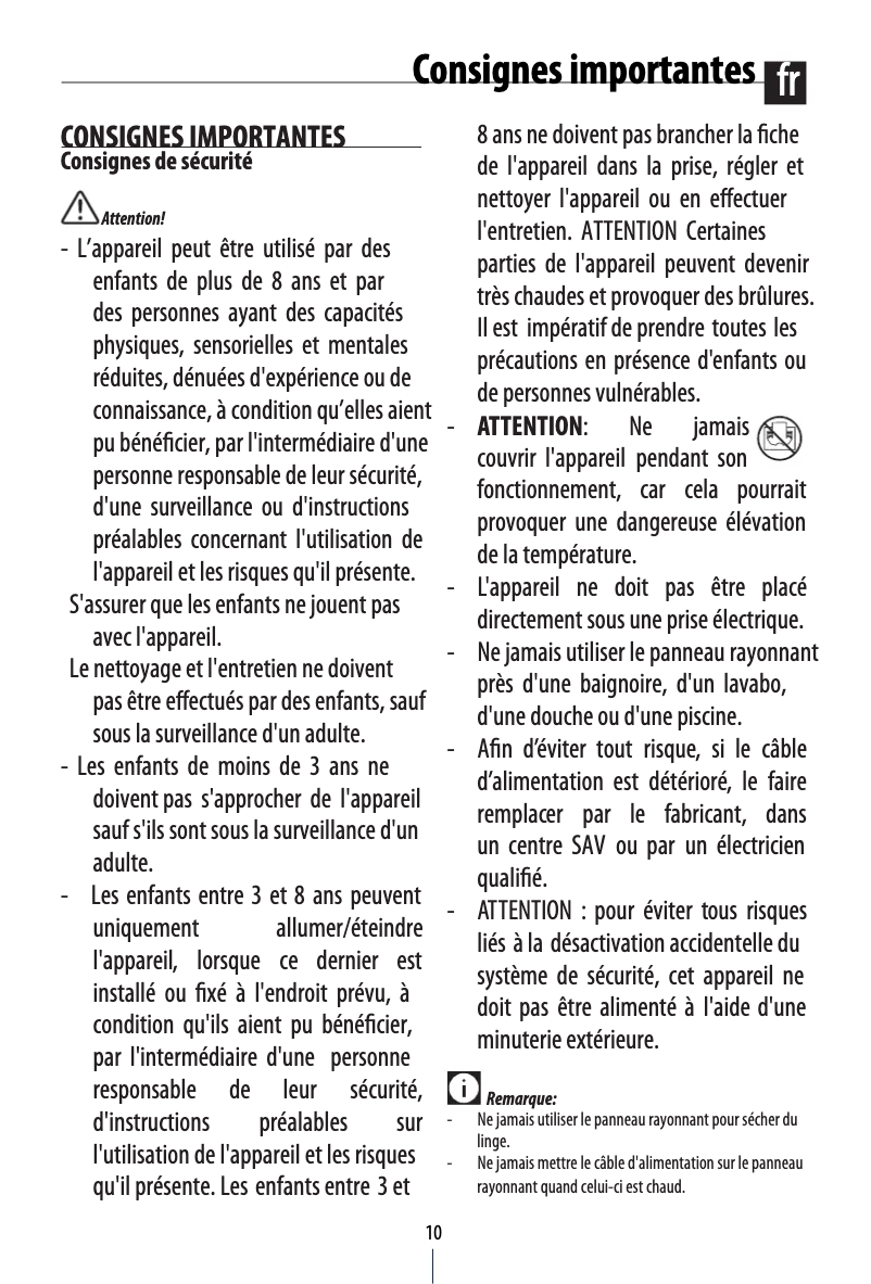 Page 1 de la notice Manuel utilisateur DeLonghi HMP 1000