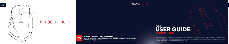 Page 1 de la notice Manuel utilisateur Trust Fyda