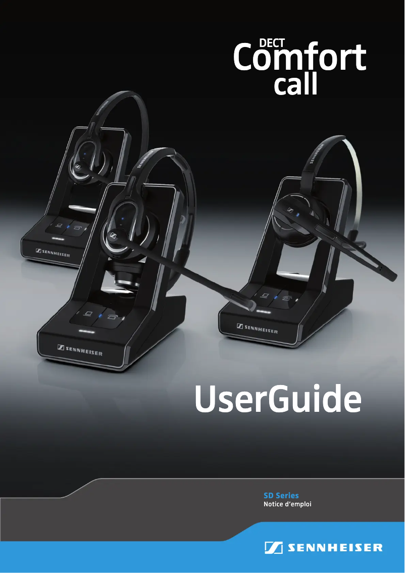 Page n°1 - Manuel utilisateur Sennheiser SD Pro 2