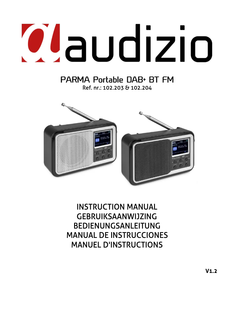 Page 1 de la notice Manuel utilisateur Audizio Parma