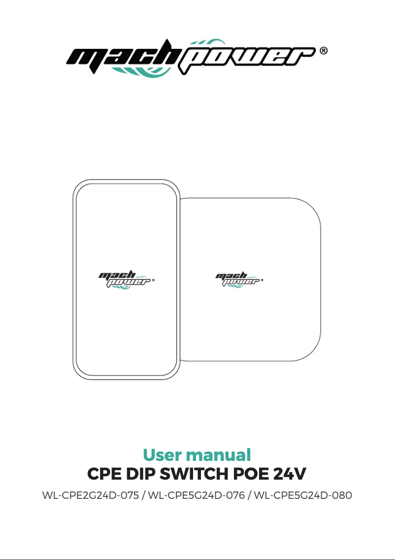 Image de la première page du manuel de l'appareil WL-CPE5G24D-080