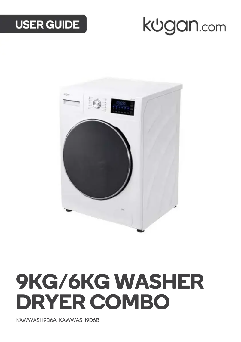 Image de la première page du manuel de l'appareil KAWWASH9D6A