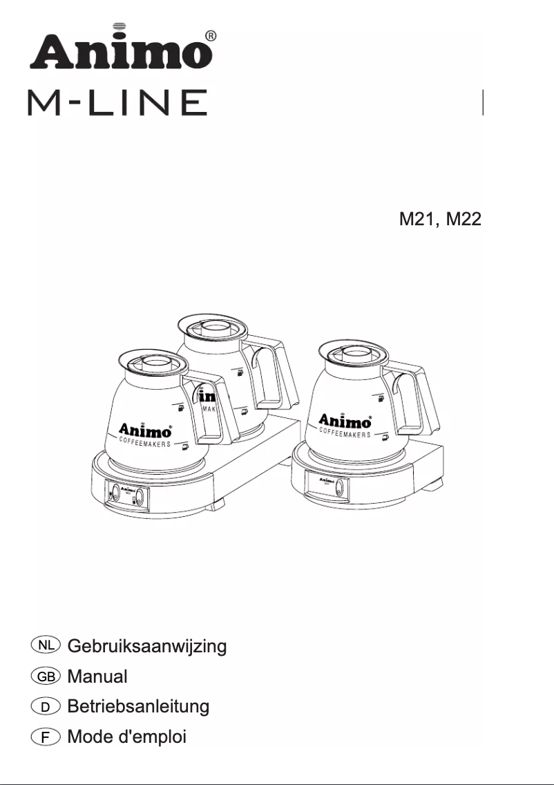 Page 1 de la notice Manuel utilisateur Animo M21